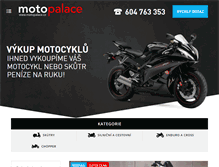 Tablet Screenshot of motopalace.cz